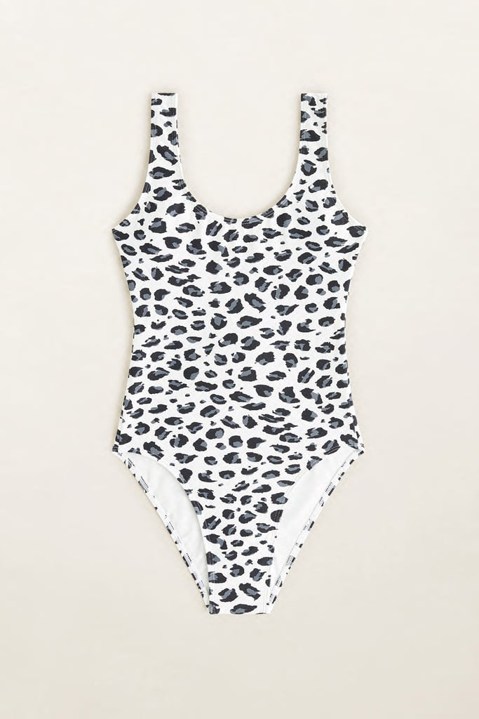 Mango Leopard Print Swimsuit ($70)