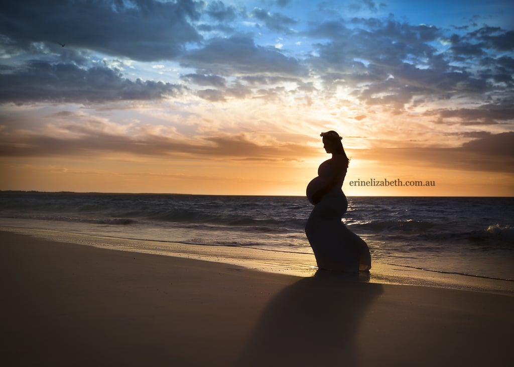 Pregnancy Photo Shoot of Mom Expecting 5 Babies