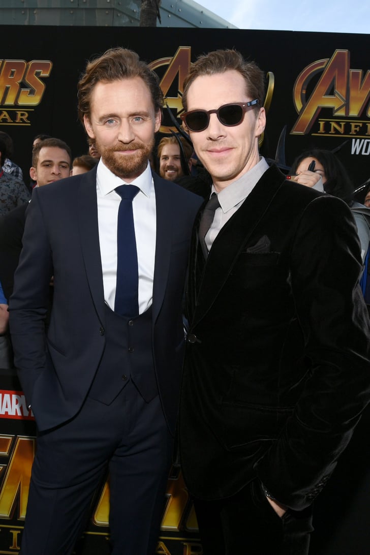 Pictured Tom Hiddleston and Benedict Cumberbatch Celebrities at
