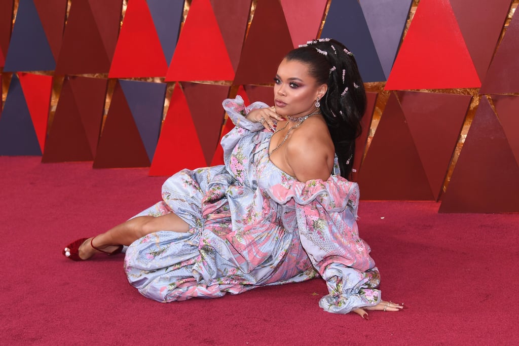 Andra Day's Hair and Makeup at the Oscars 2018