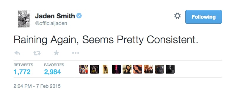 Jaden Smith Twitter Quotes Weird Jaden Smith Tweets | Popsugar Celebrity