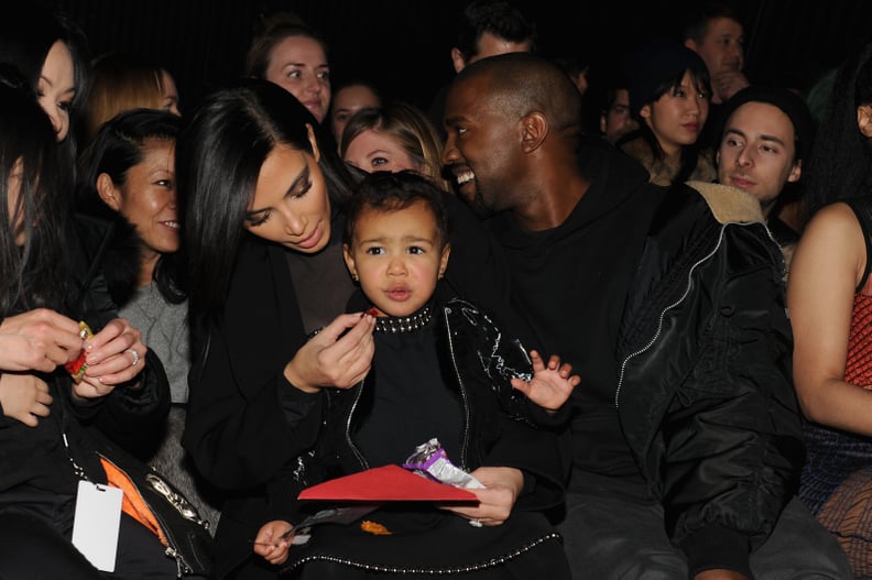 When Kim Handed Her Snacks During New York Fashion Week