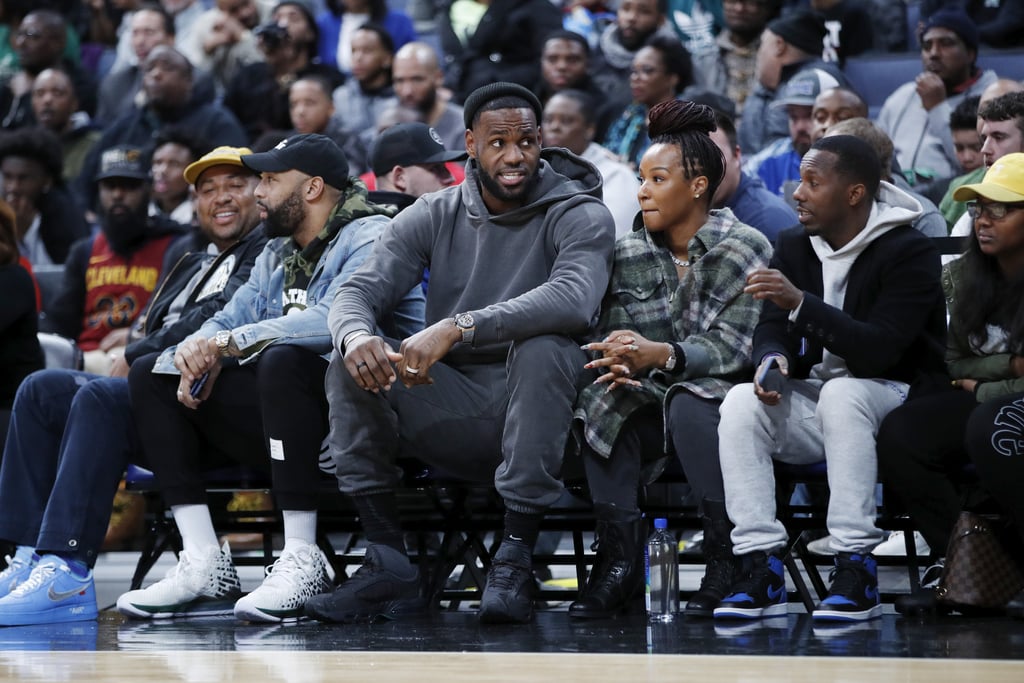 See LeBron James Cheer For Son Bronny at Sierra Canyon Game