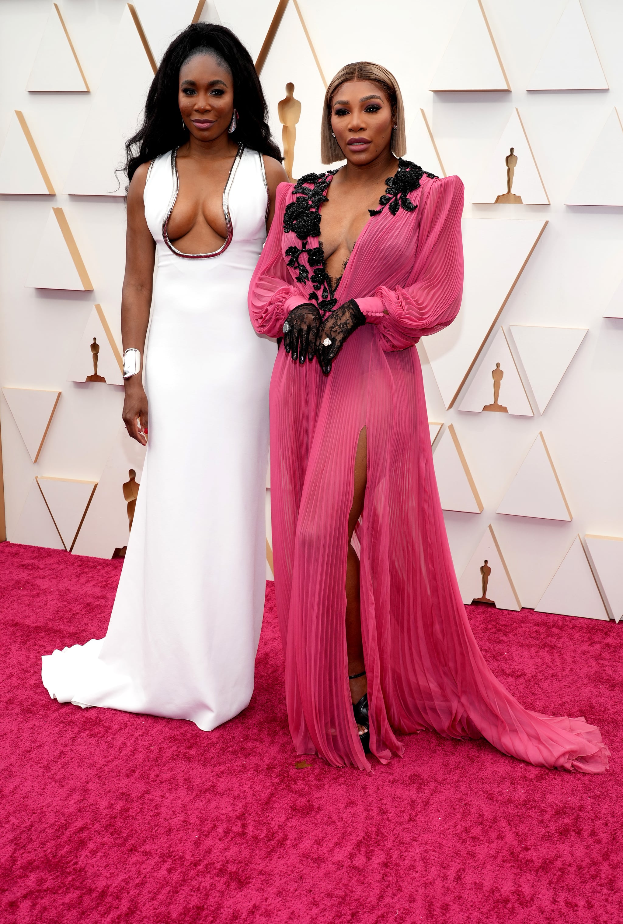 See Serena and Venus Williams's Gowns at the 2022 Oscars | POPSUGAR Fashion