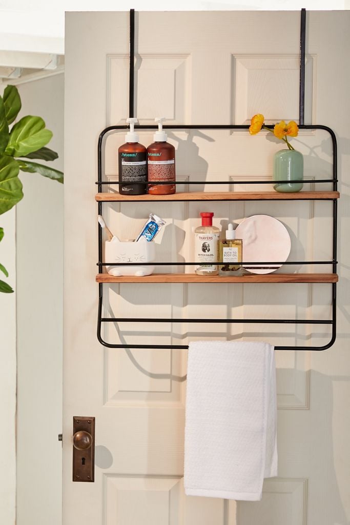 Over-the-Door Tiered Storage Rack