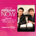 Tonight on POPSUGAR Now: Glee's Harry Shum Jr. and Kevin McHale!