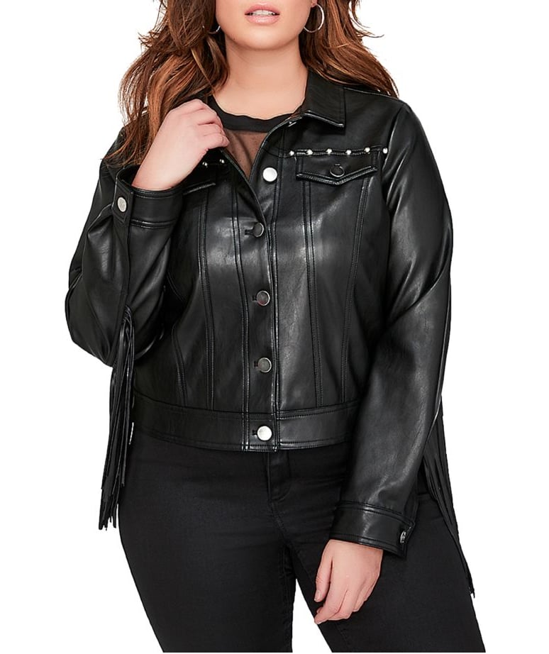 Addition Elle Love and Legend Faux Leather Jacket