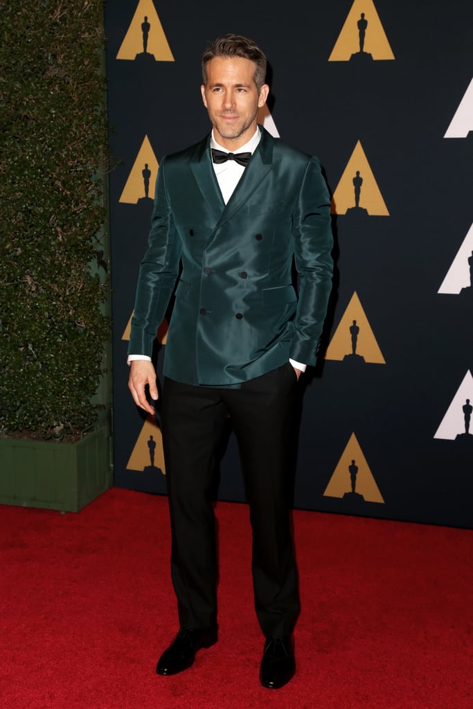 Ryan Reynolds at the Governors Awards 2016 | POPSUGAR Celebrity