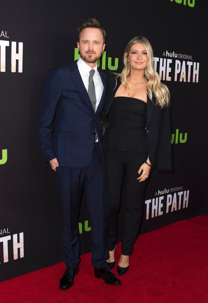 Aaron Paul and Lauren Parsekian at The Path Premiere 2016