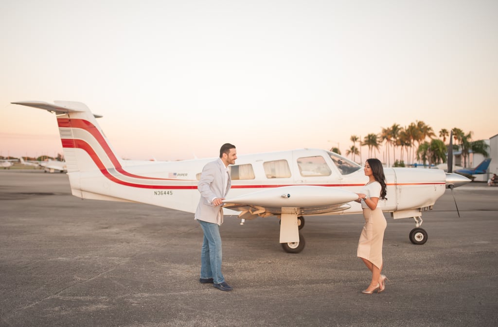Airport Engagement Shoot