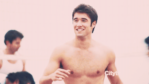 He didn't need a shirt — even when everyone else was wearing one.
