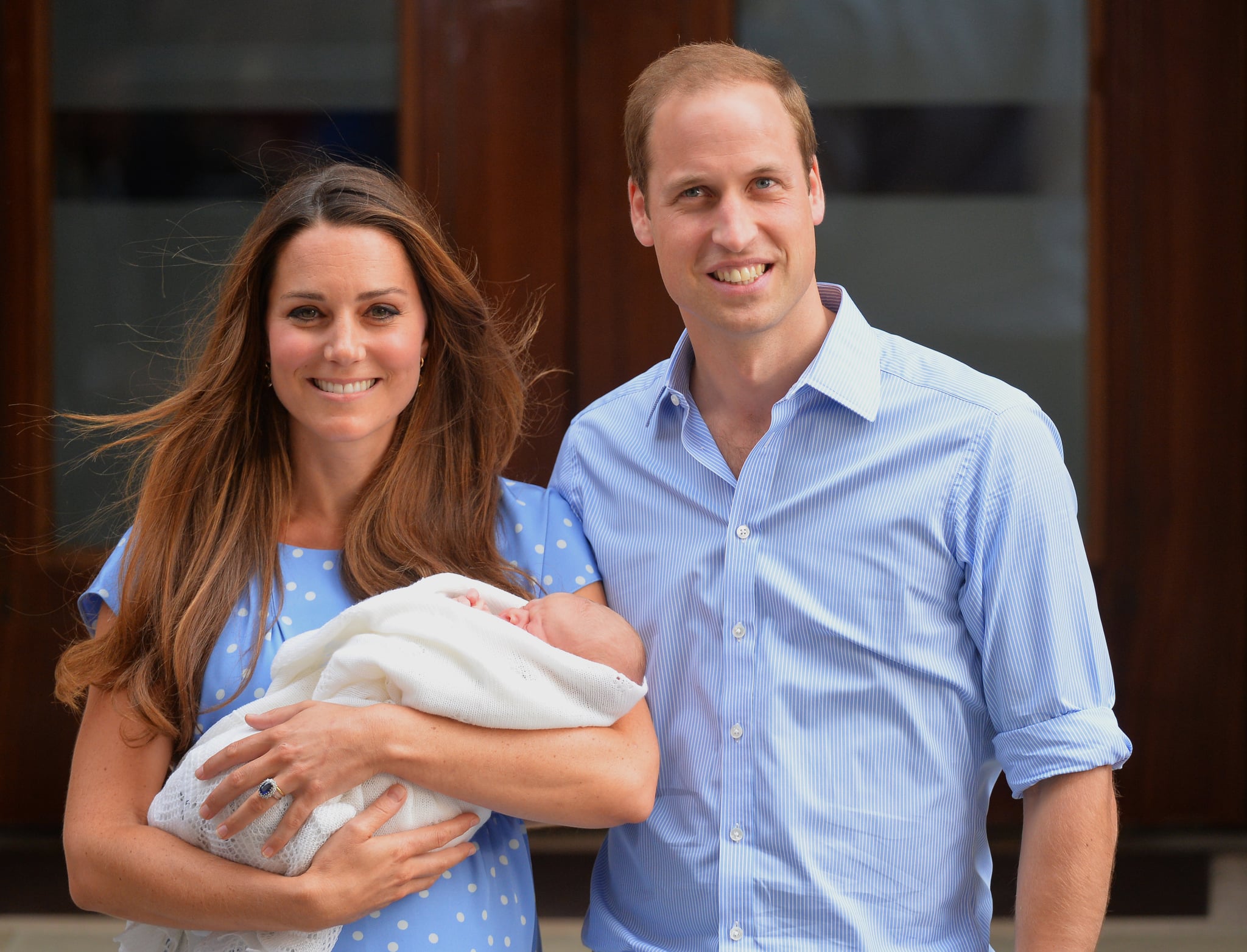 Prince William And Kate Middleton S Royal Baby Pictures Popsugar Celebrity
