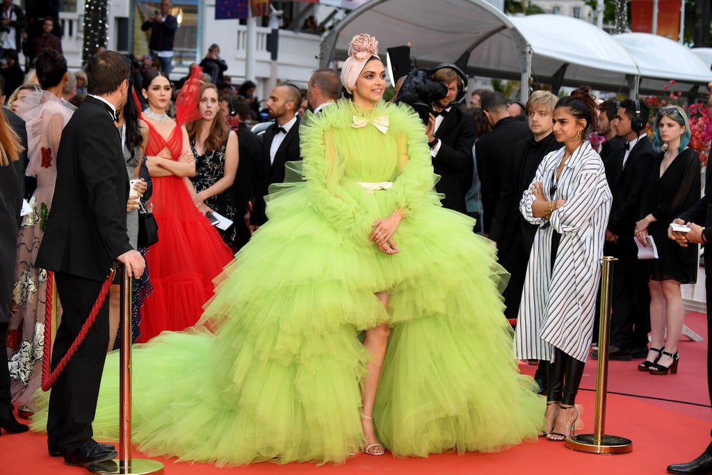 Deepika Padukone Green Dress at Cannes 2019