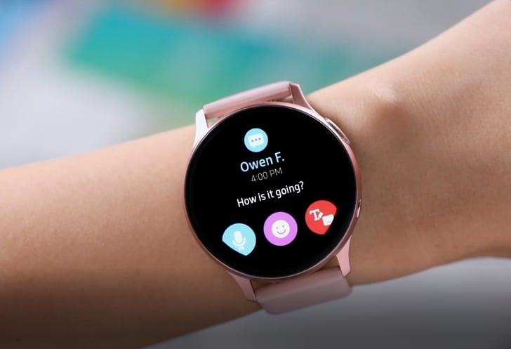 texting on galaxy watch
