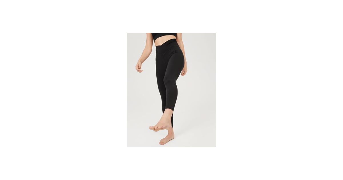 aerie real me high waisted crossover leggings