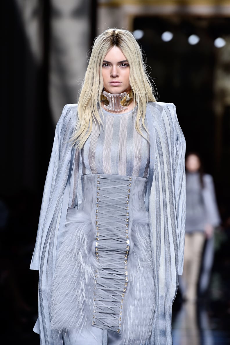 Kendall on the Runway at Balmain