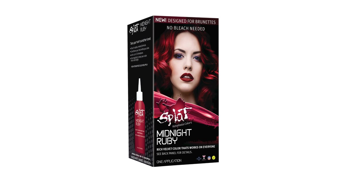 Splat Midnight Hair Color in Ruby ($9) | Can Brunettes Dye ...