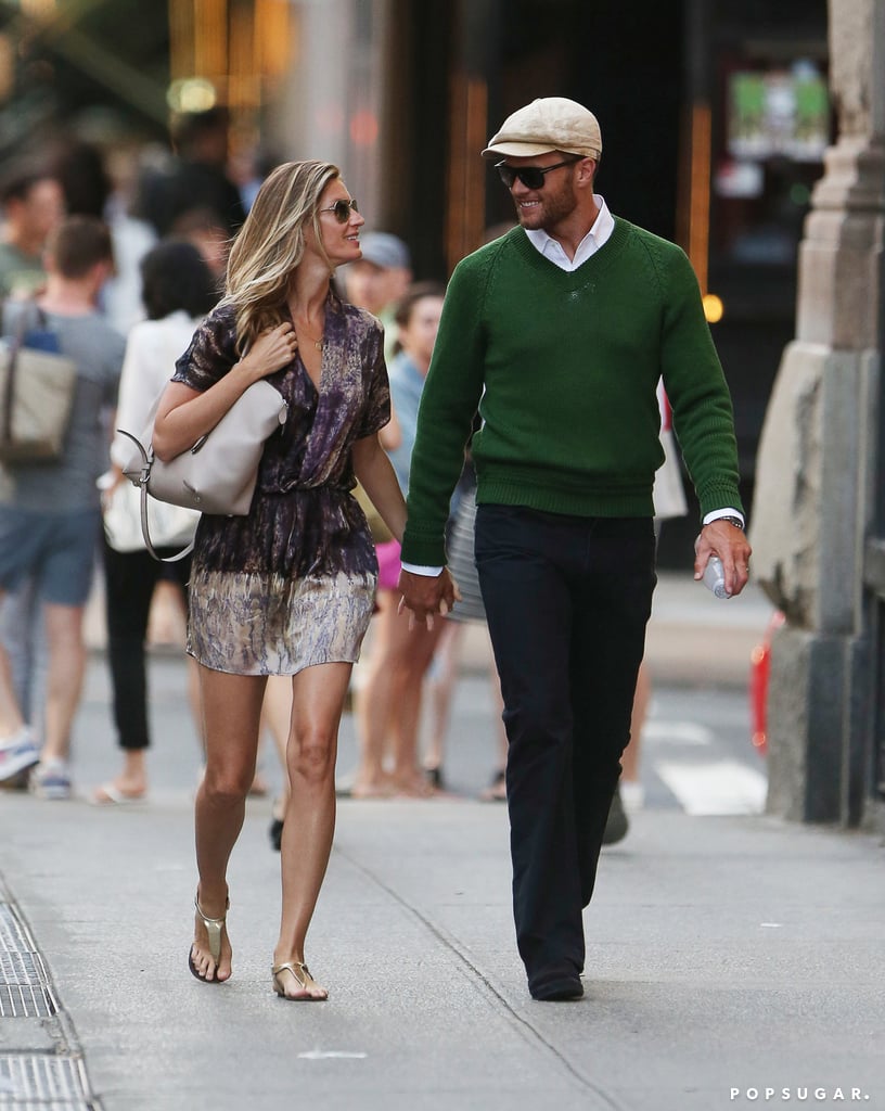 Gisele Bundchen and Tom Brady Kissing in NYC | Pictures