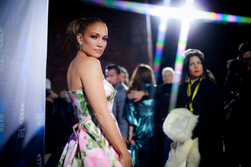 PALM SPRINGS, CALIFORNIA - JANUARY 02: Jennifer Lopez attends the 31st Annual Palm Springs International Film Festival Film Awards Gala at Palm Springs Convention Center on January 02, 2020 in Palm Springs, California. (Photo by Rich Fury/Getty Images for