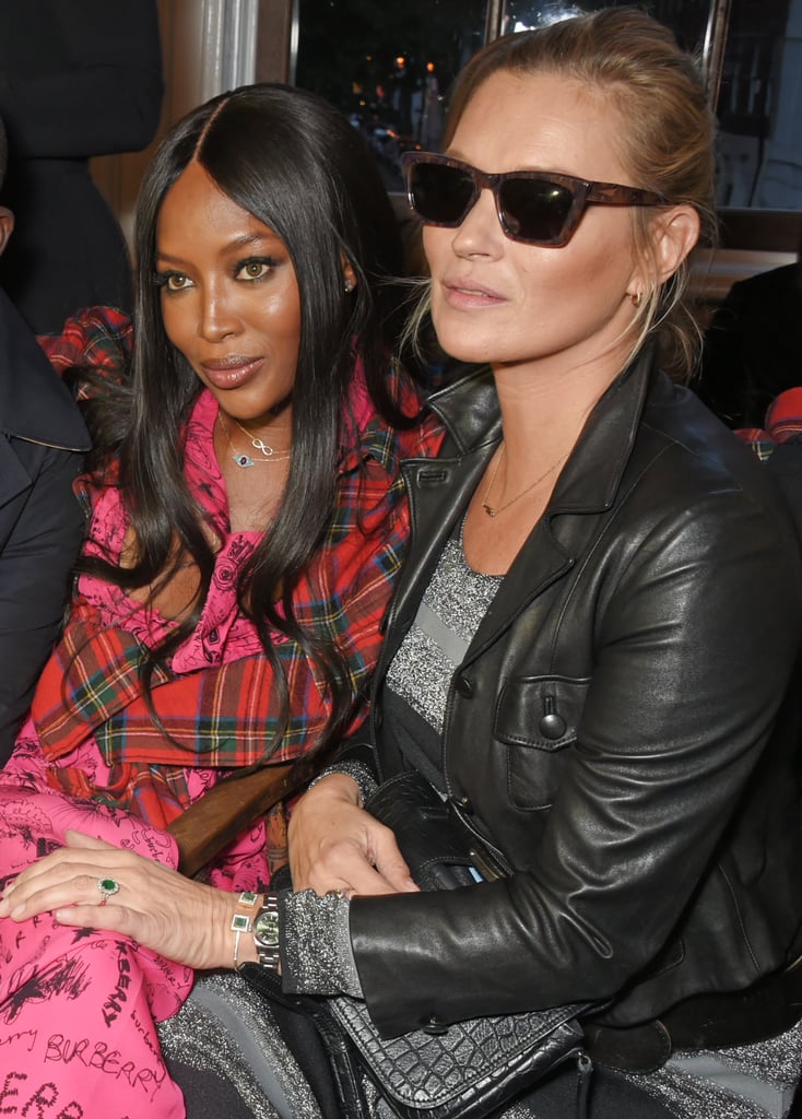 Kate Moss and Naomi Campbell at Burberry Show September 2017