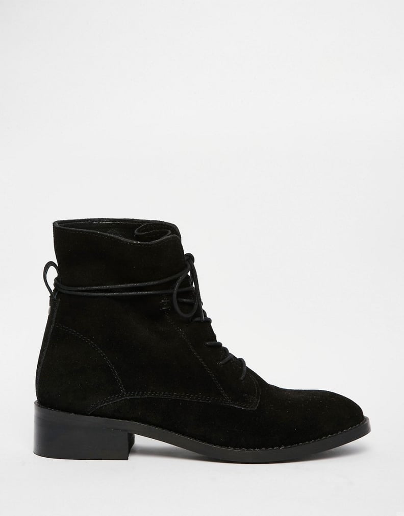 A Pair of Black Booties That Goes Well With Everything