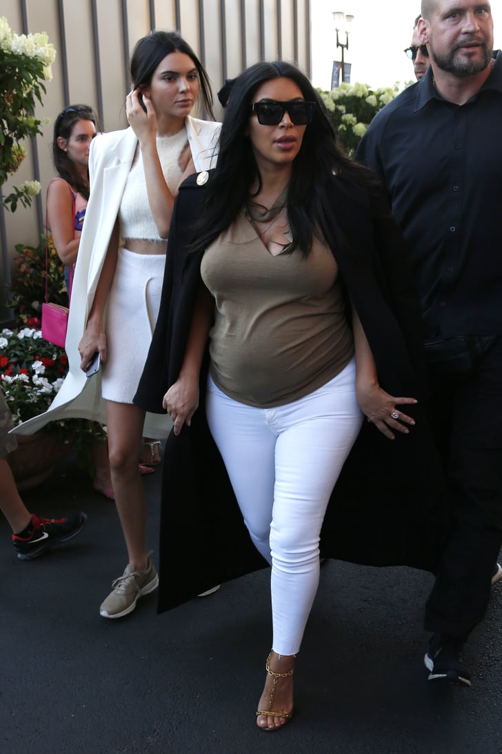 Kim Kardashian and Kendall Jenner Attend US Open 2015 POPSUGAR