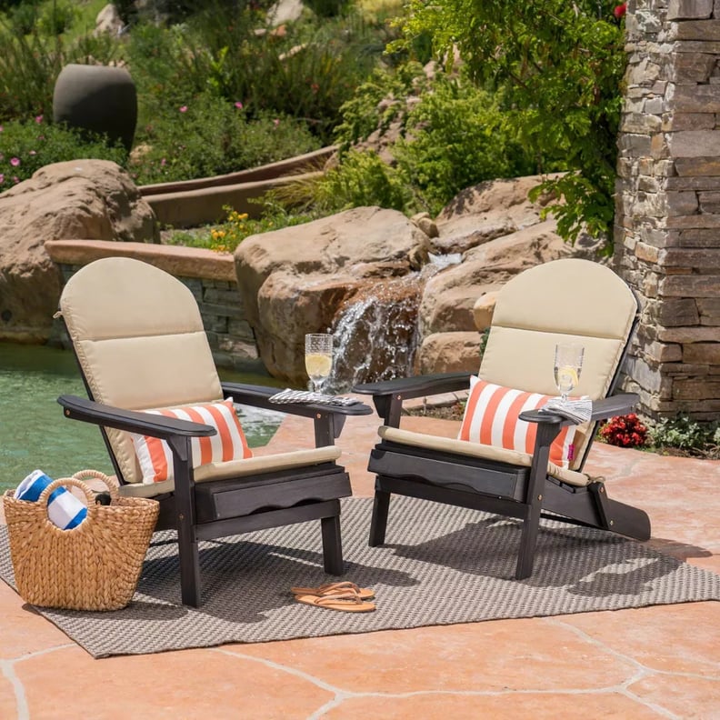 Adirondack Chair With Cushioning