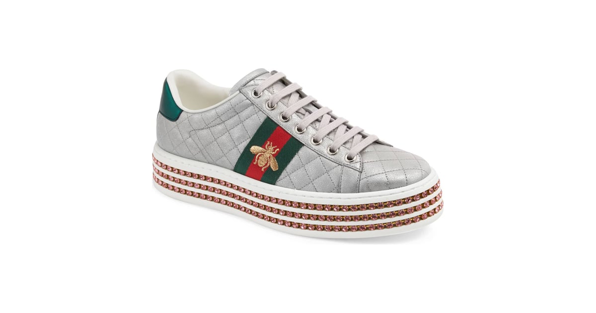 Gucci New Ace Platform Sneaker | Sneaker Trends For 2019 | POPSUGAR ...