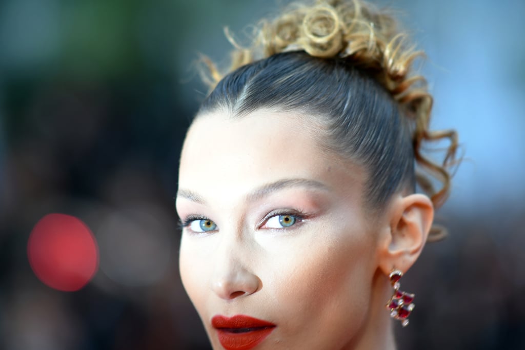 Bella Hadid Red Dress at Cannes 2019