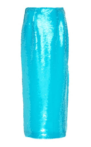 Prabal Gurung Sequin Midi Skirt