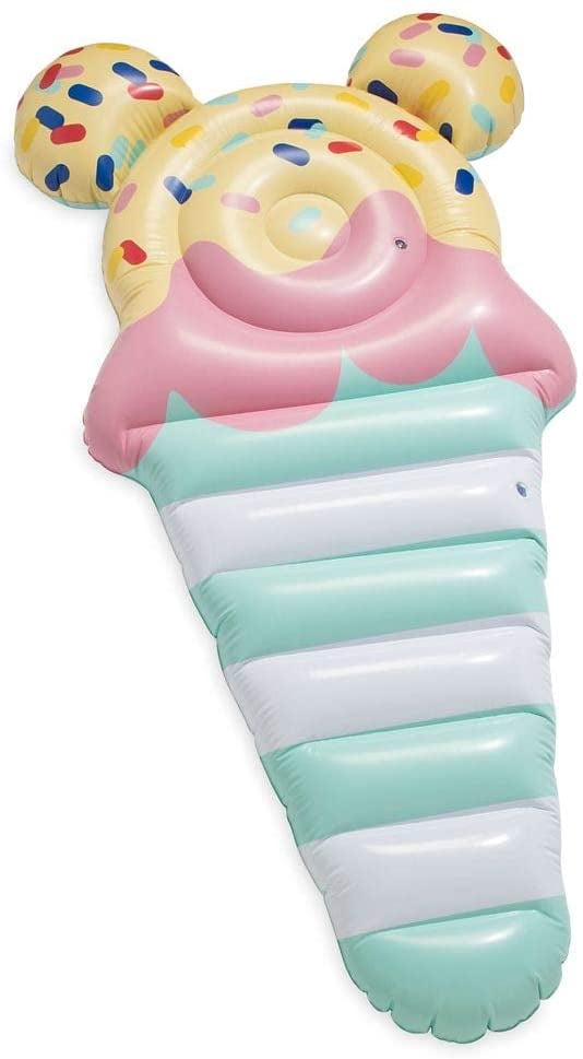 Ice-Cream Fun: Disney Mickey Mouse Summer Fun Ice Cream Cone Pool Float