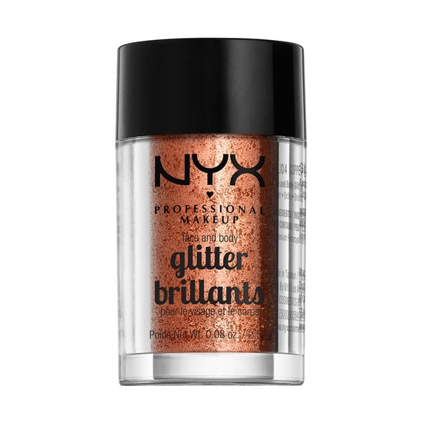 NYX Professional Makeup Face and Body Glitter in Copper