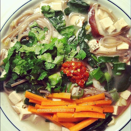 Spinach Shiitake Miso Soup