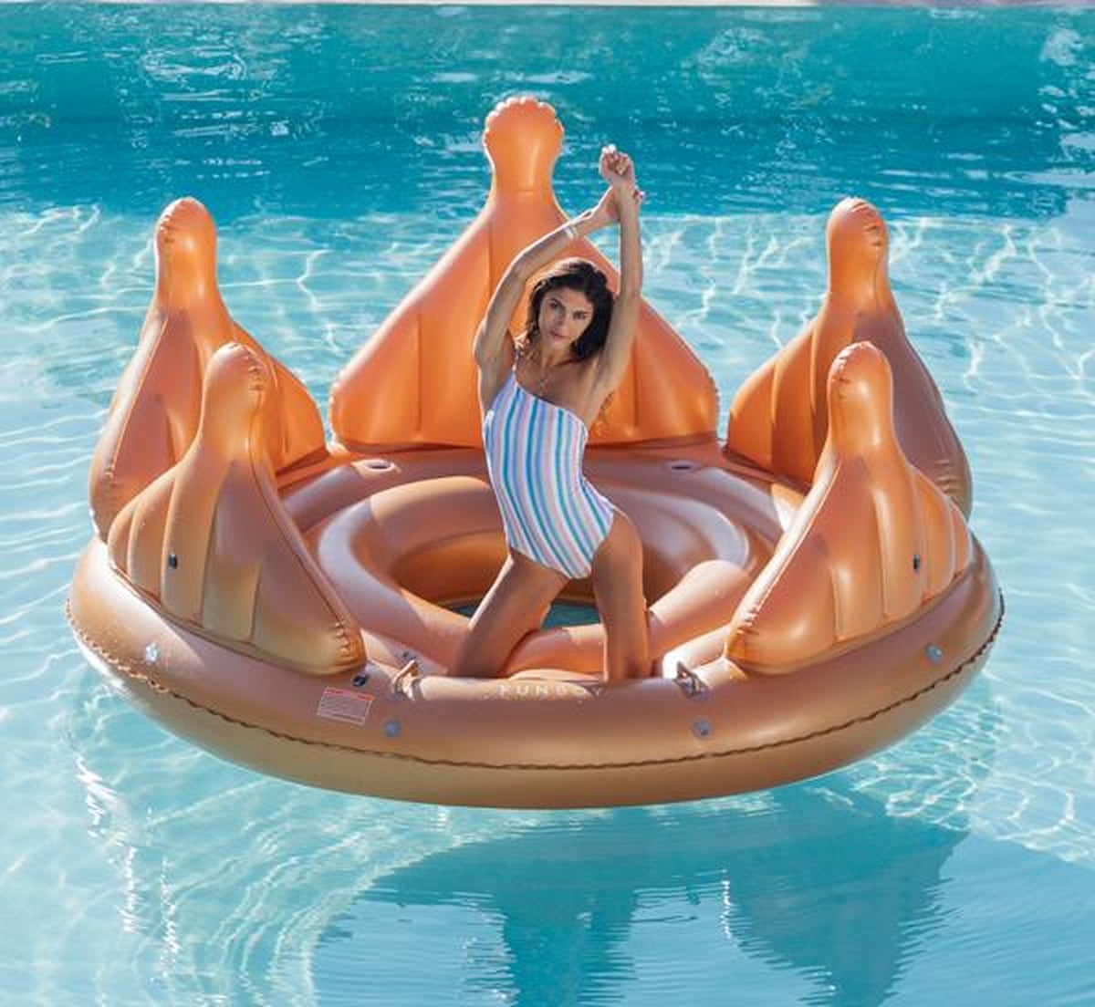 Giant Crown Pool Float | PS Love
