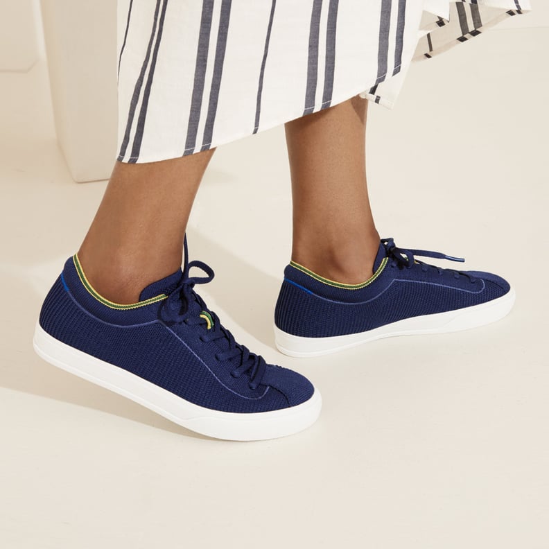 Rothy's Lace-Up Sneakers in Navy