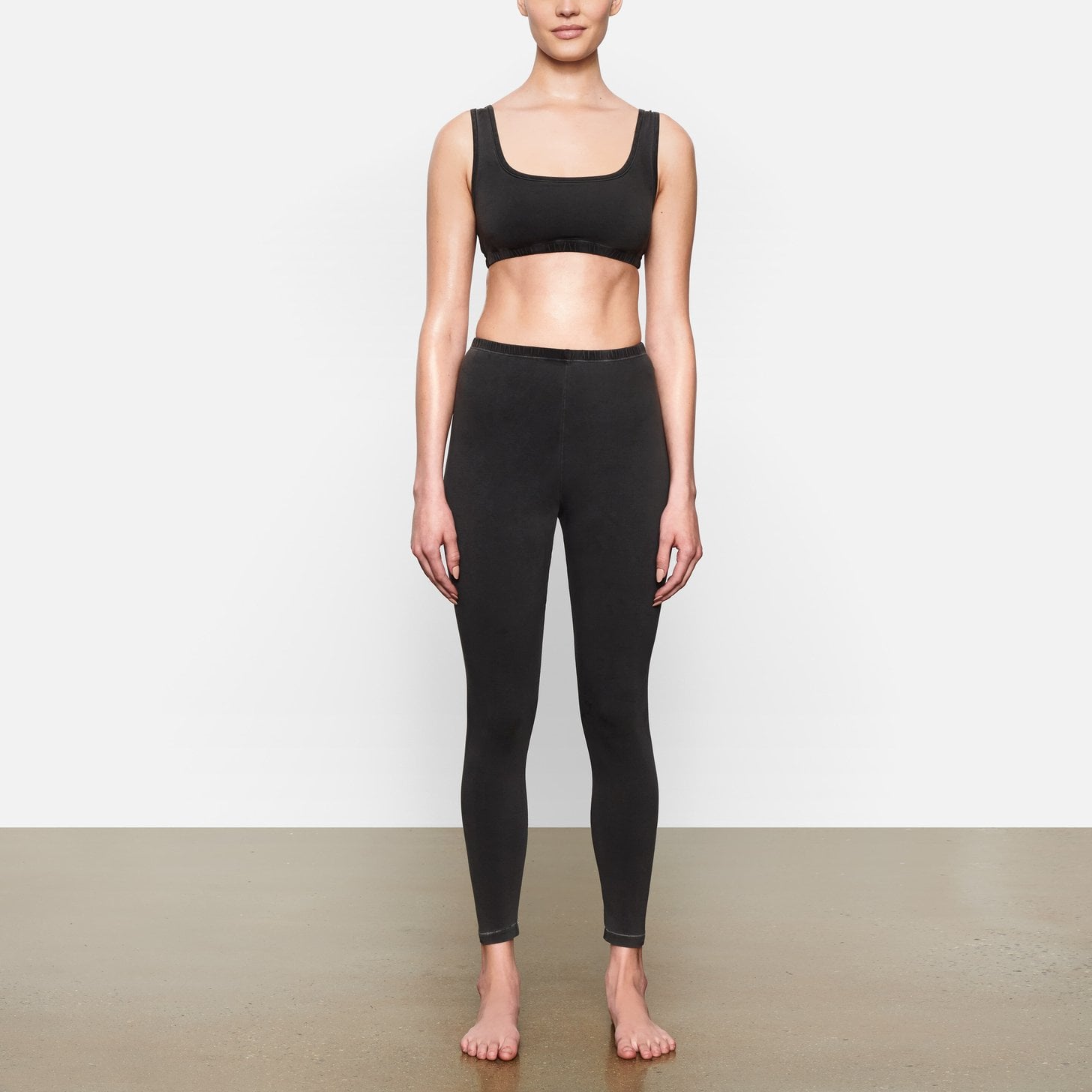 Skims Outdoor Basics Leggings and Wide Neck Bralette, Skims's First  Outdoor Collection Is Meant to Take You Everywhere You Want to Go