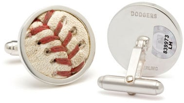 Tokens & Icons MLB Used Baseball Cuff Links