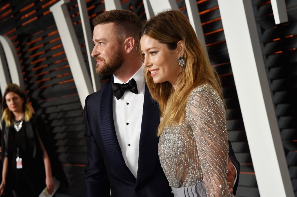 Justin Timberlake and Jessica Biel Vanity Fair Oscars 2016