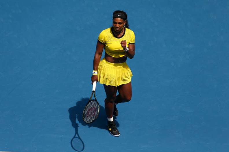 Serena Williams Wearing a Crop Top at the Australian Open in 2016