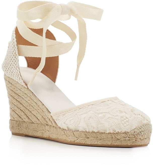 Lace espadrille wedges Clearance