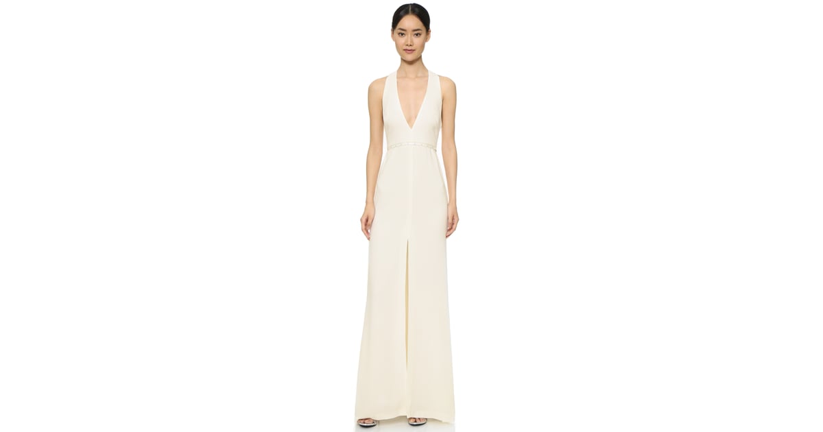 Halston Heritage Modern Gown with Hardware ($445) | Best White Dresses ...