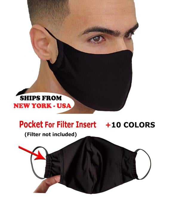 Reusable Face Mask With Filter Pocket