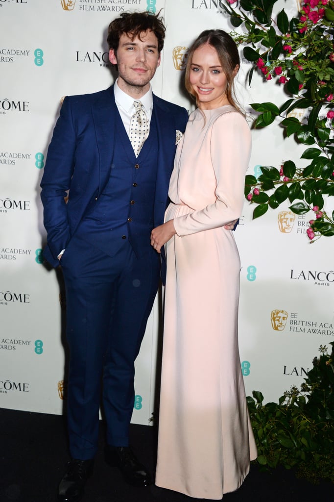 Sam Claflin and Laura Haddock at BAFTA Party 2016