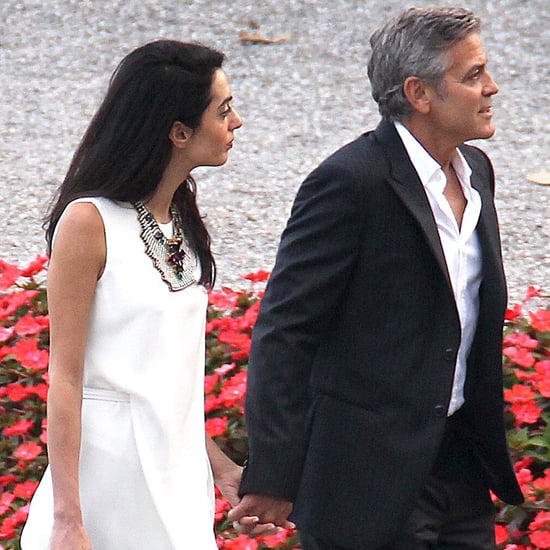 George Clooney and Amal Alamuddin Out in Lake Como, Italy
