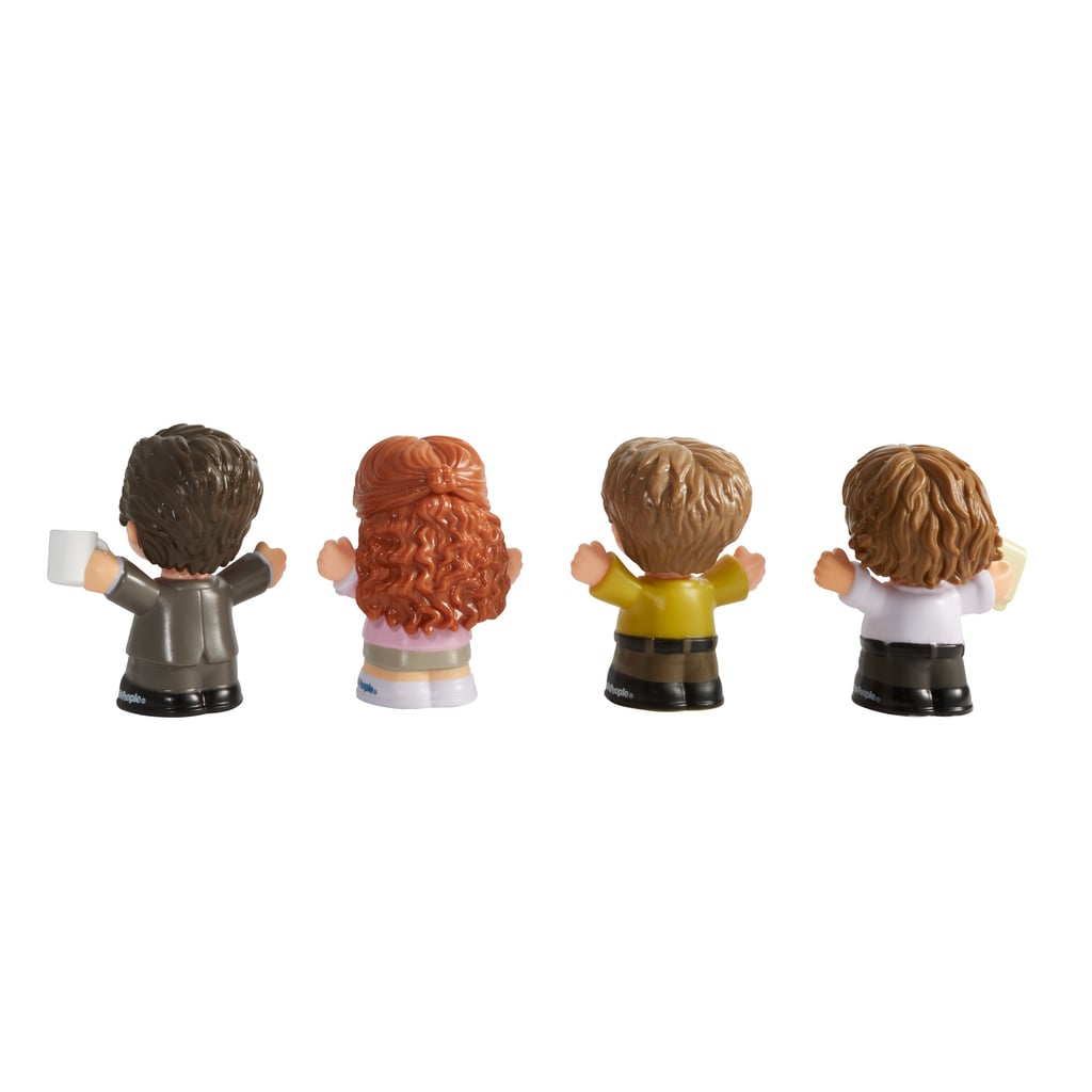 All 4 Fisher-Price Little People Collector The Office Figures From the Back