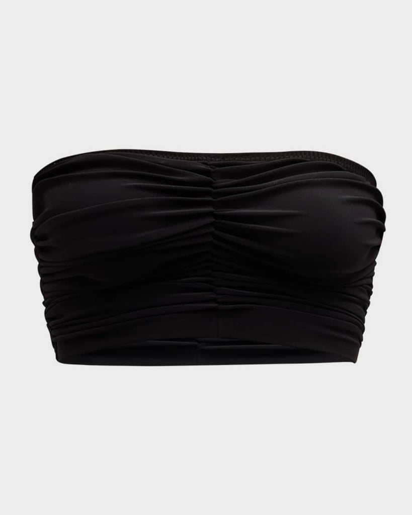 Norma Kamali Cropped Slinky Bra Bikini Top