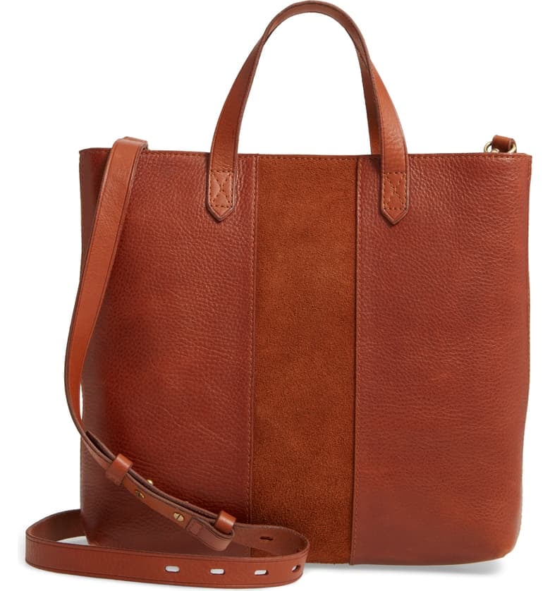 Madewell Small Transport Leather Crossbody Tote | Nordstrom Anniversary ...