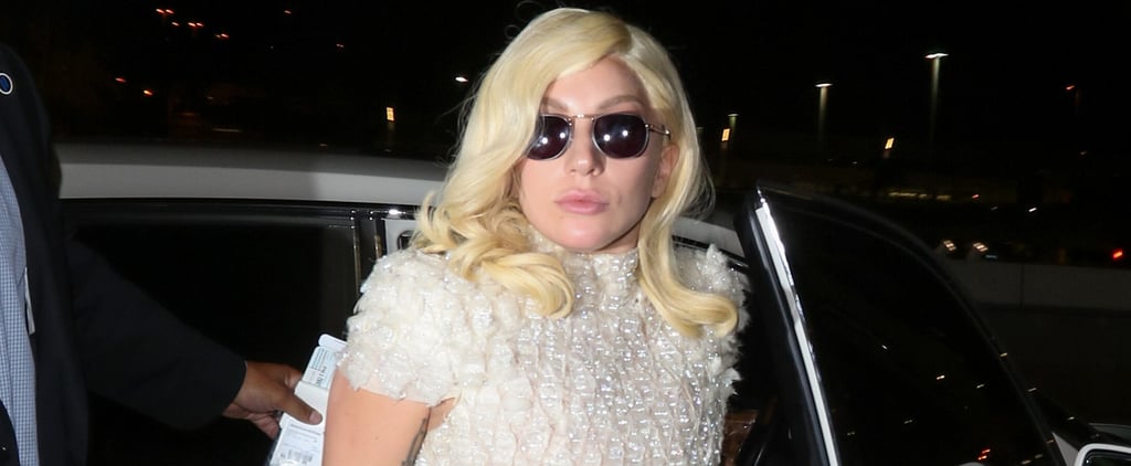 Lady Gaga at LAX Airport October 2015