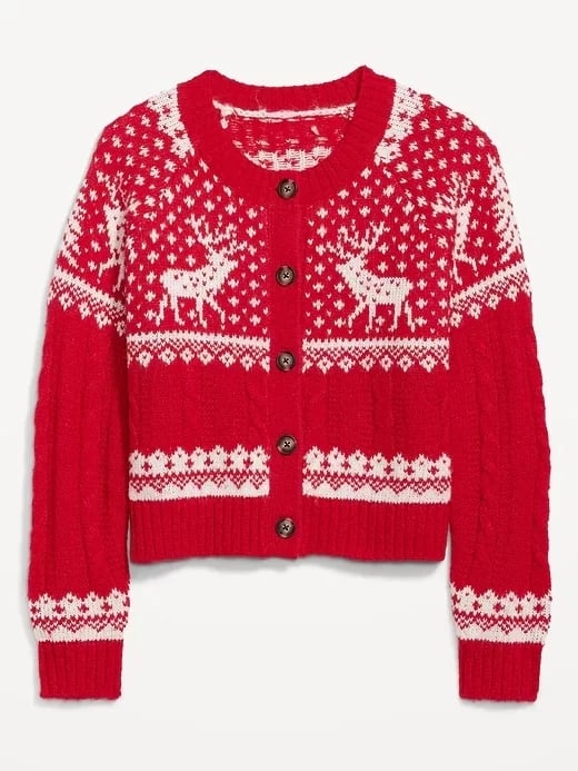 Old Navy Fair Isle Cardigan Sweater