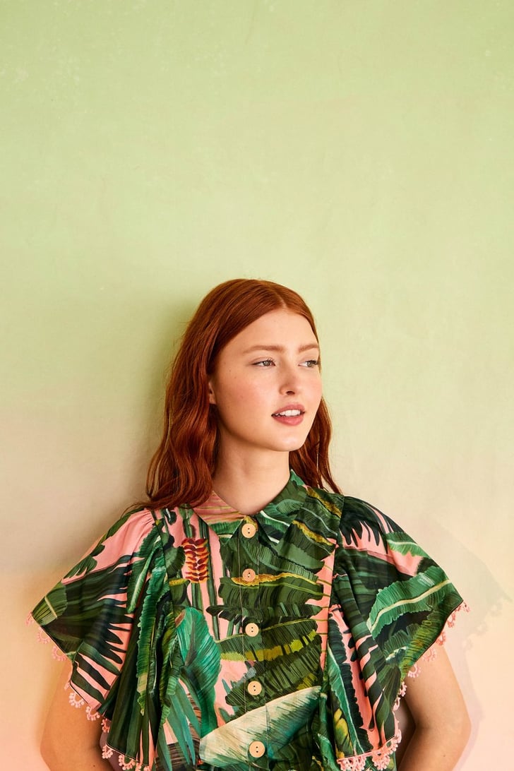 Farm Rio Amazonia Forest Frilled Sleeves Shirt | Best Spring Arrivals